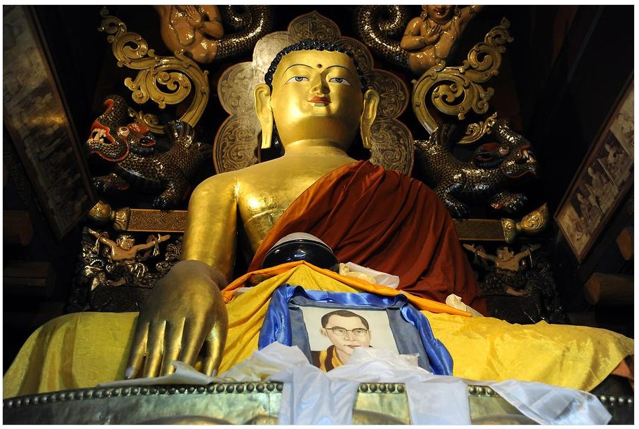 Inside Spituk Monastery