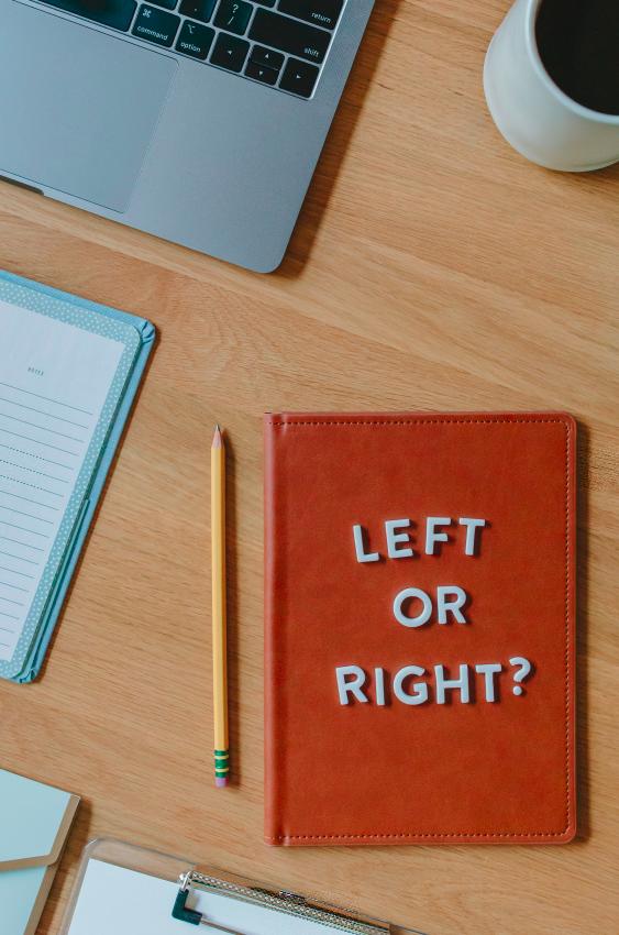 Left or right political spectrum