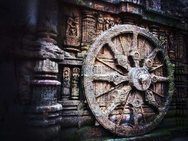 Example of how art influences humanity - A carriage wheel