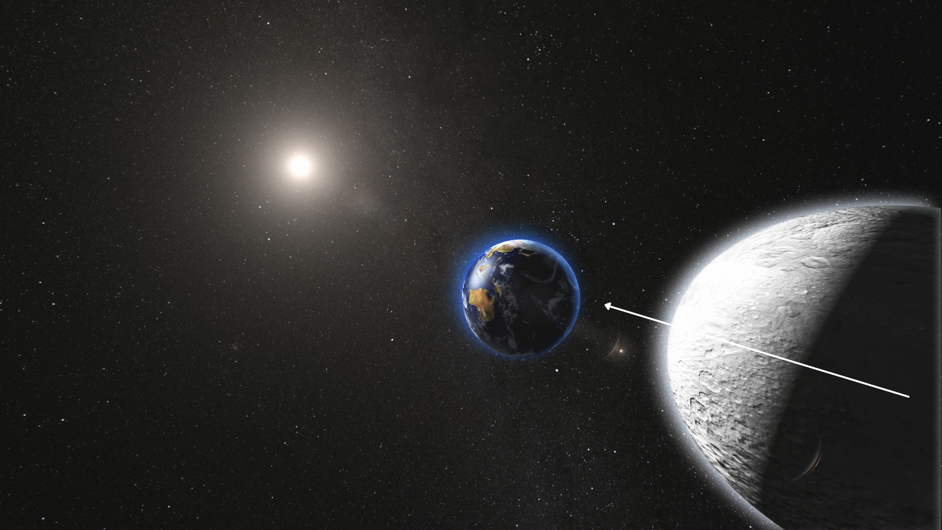 Same side of moon face earth called near side