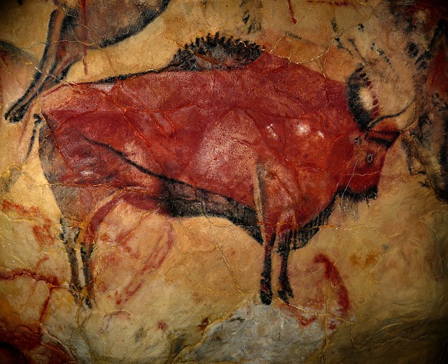 Example of how Art influences humanity - Cave painting (form of Art) from Upper Paleolithic Period.