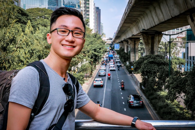 A happy Thai person. 