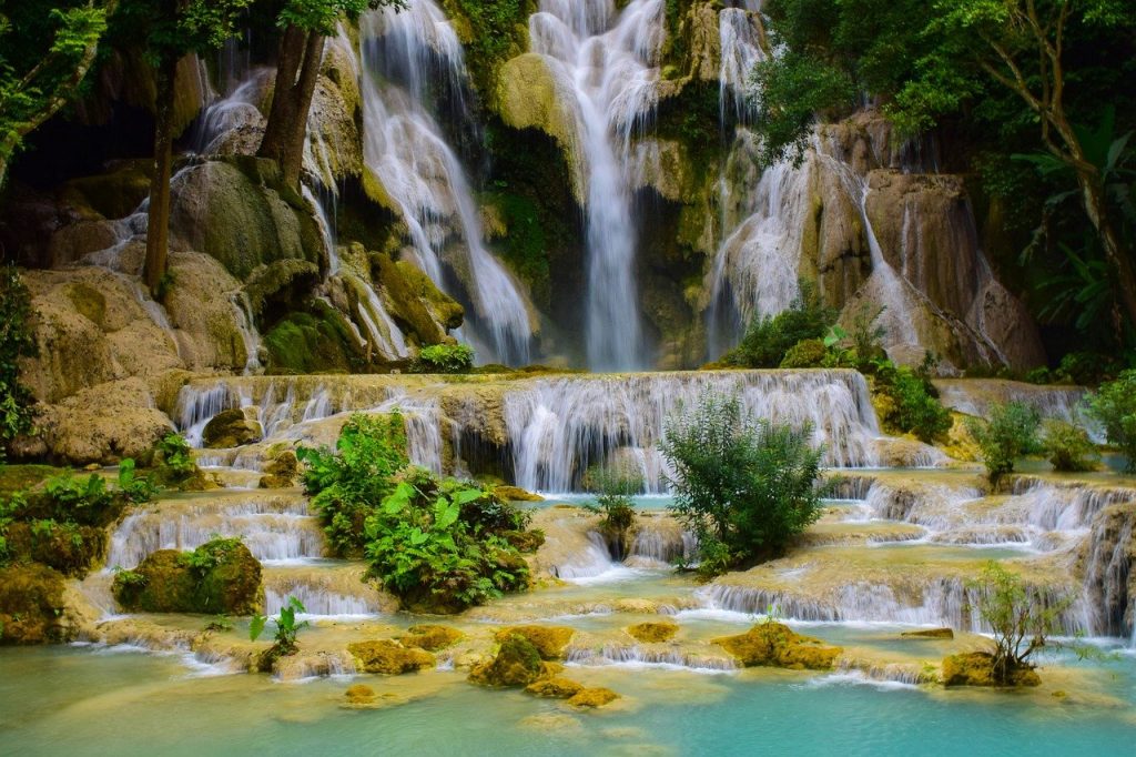 Laos waterfall